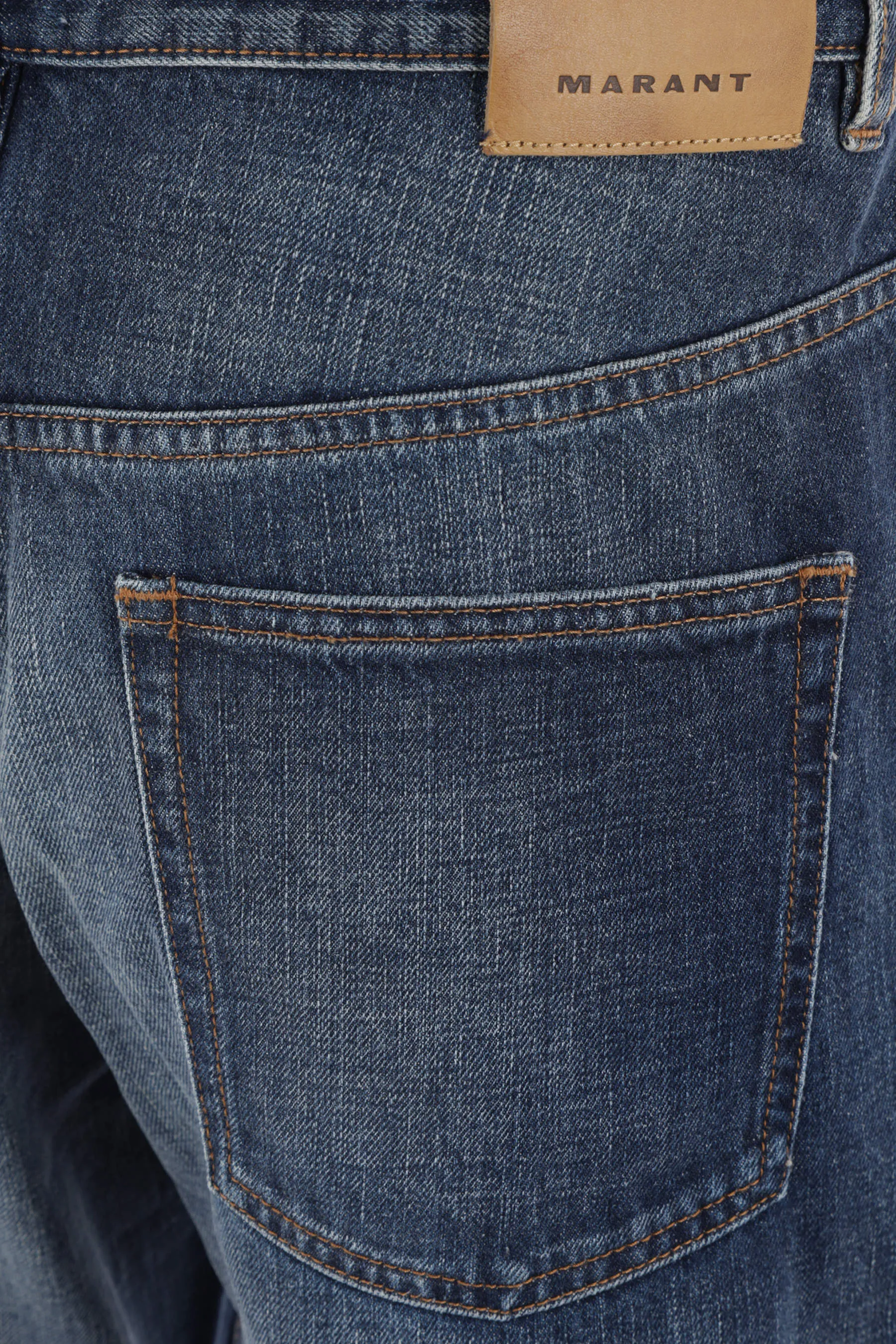 Regular-fit Washed Denim Jeans