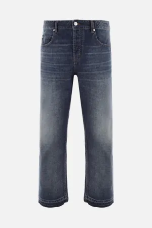 Regular-fit Washed Denim Jeans