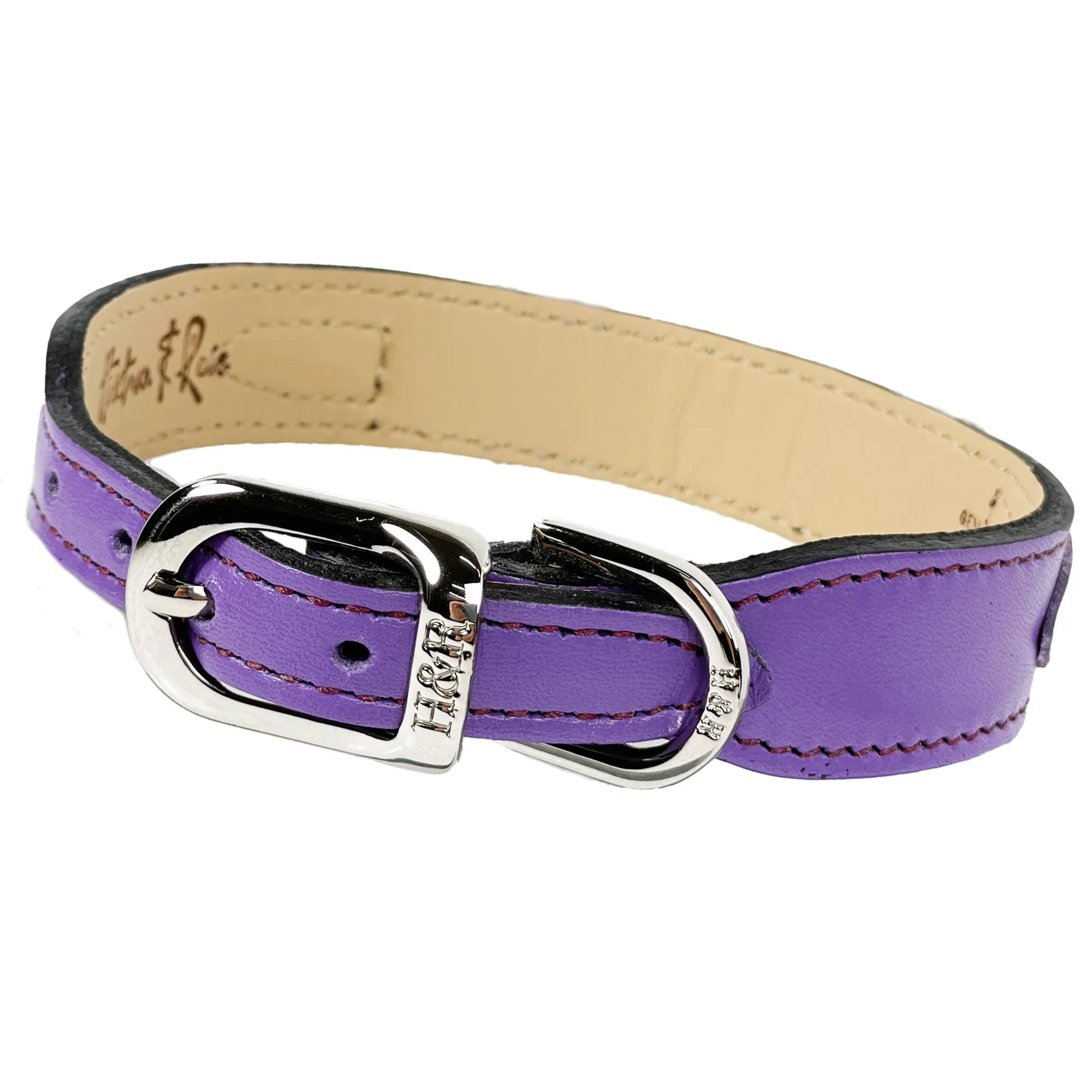 Rodeo Drive Dog Collar in Lavender & Nickel