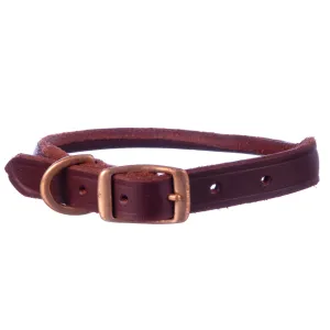 Rolled Leather Dog Collars, 1" x 19"