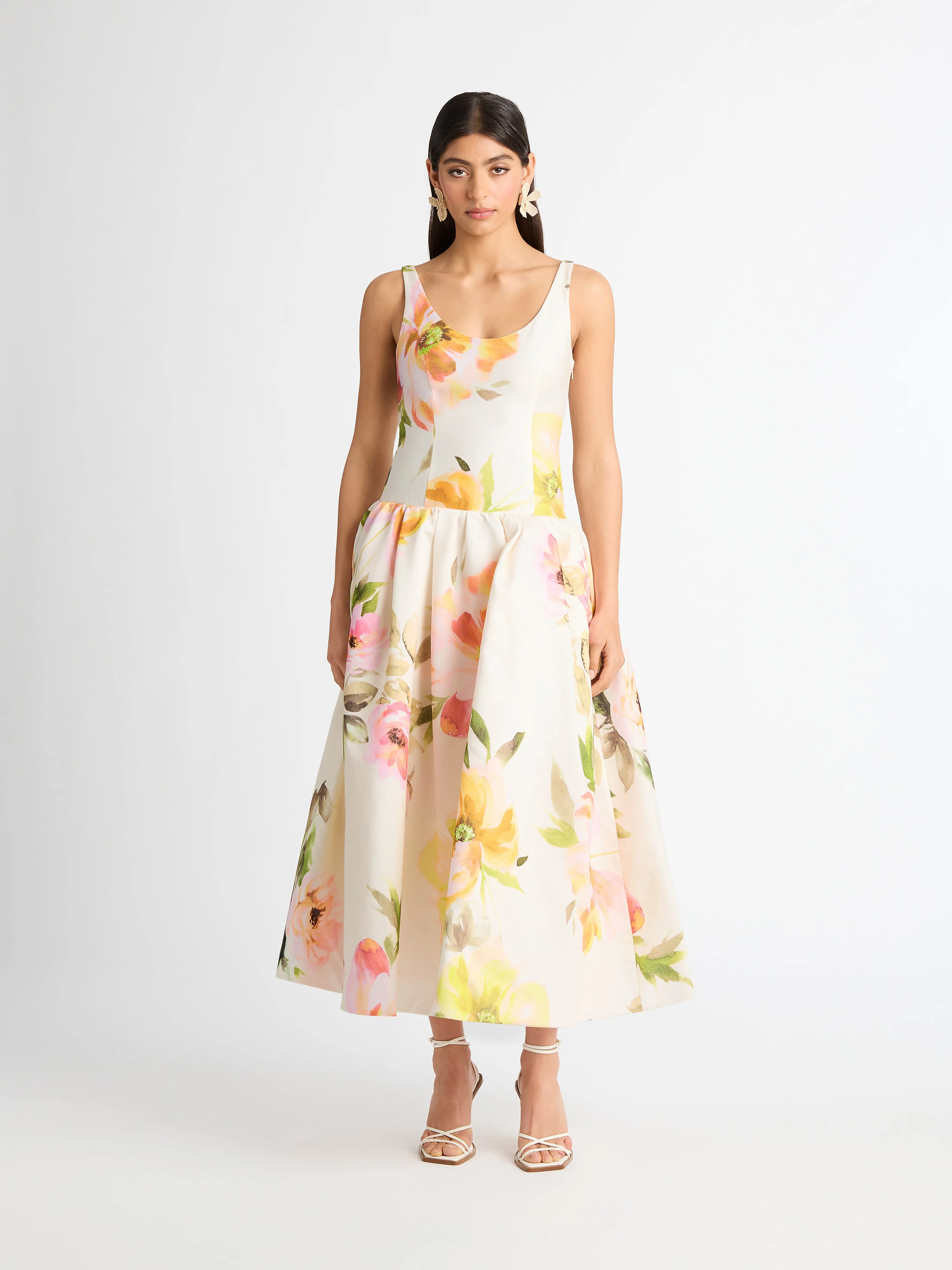 ROSA FLORAL MAXI DRESS