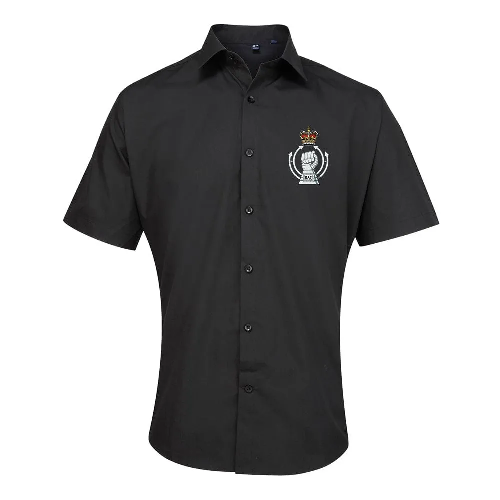 Royal Armoured Corps Embroidered Short Sleeve Oxford Shirt