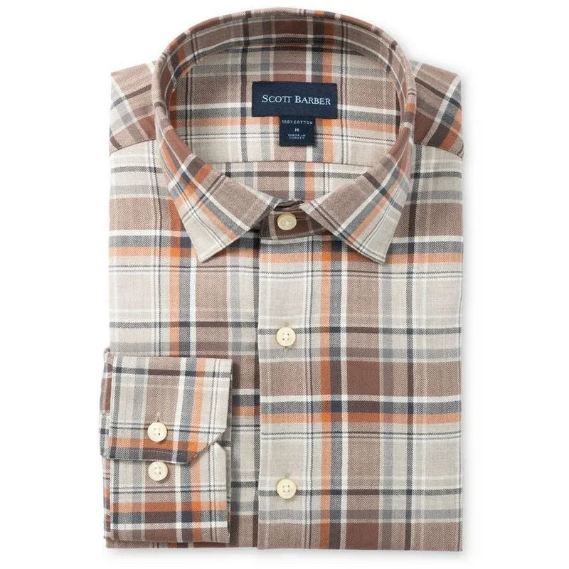 Scott Barber | Melange Herringbone Plaid