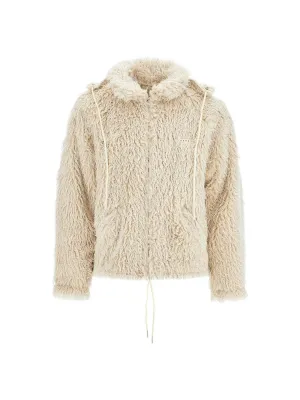 Shaggy Hooded Fluffy Jacket