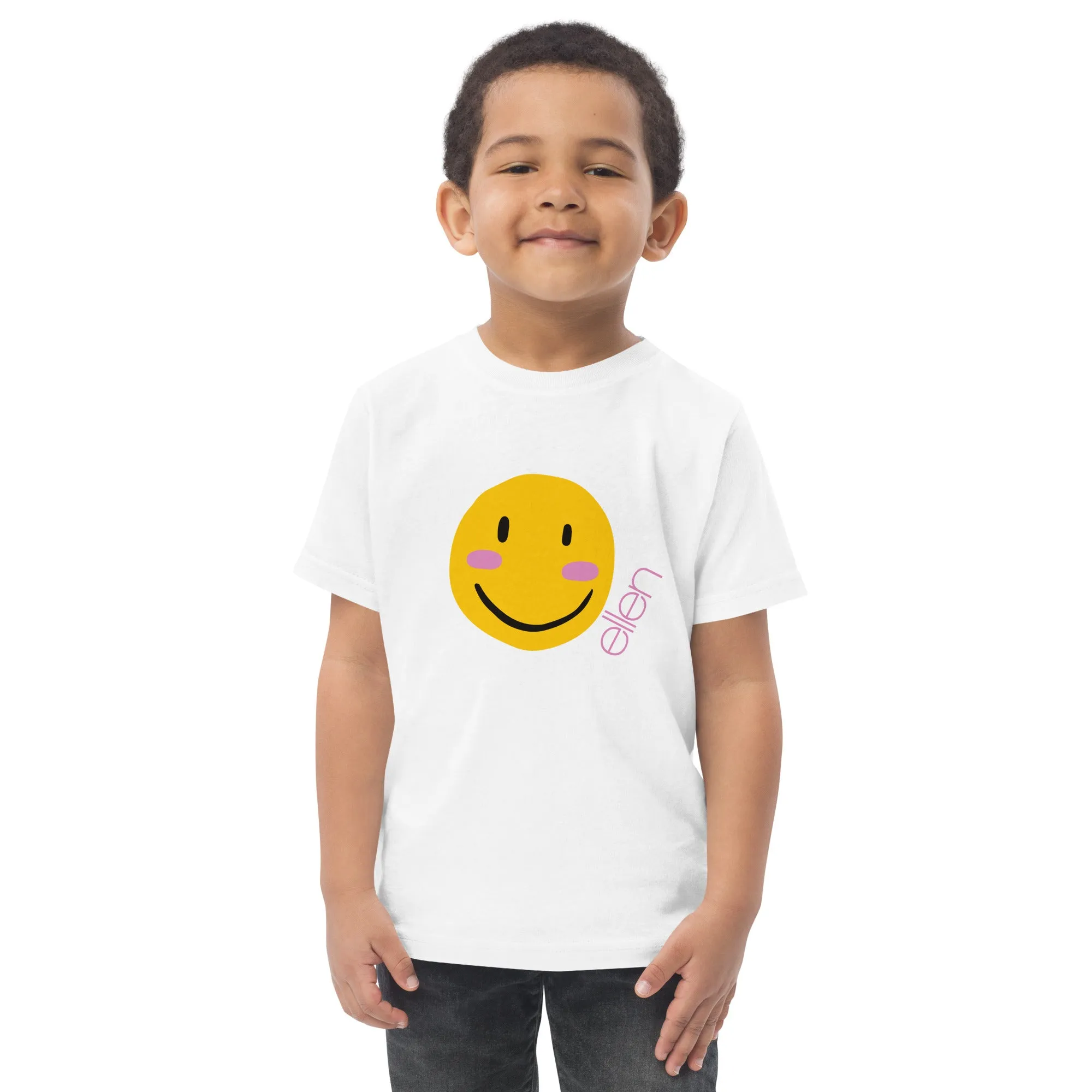 Smile Toddler Tee- White