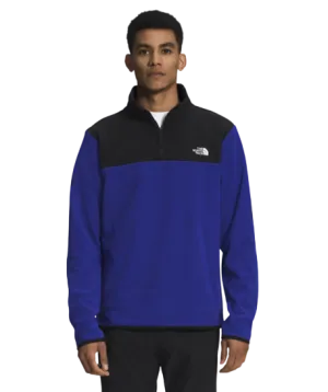 The North Face TKA Glacier Mens 1/4 Zip Lapis Blue/TNF Black