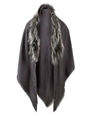 Touch Of Fur Shawl