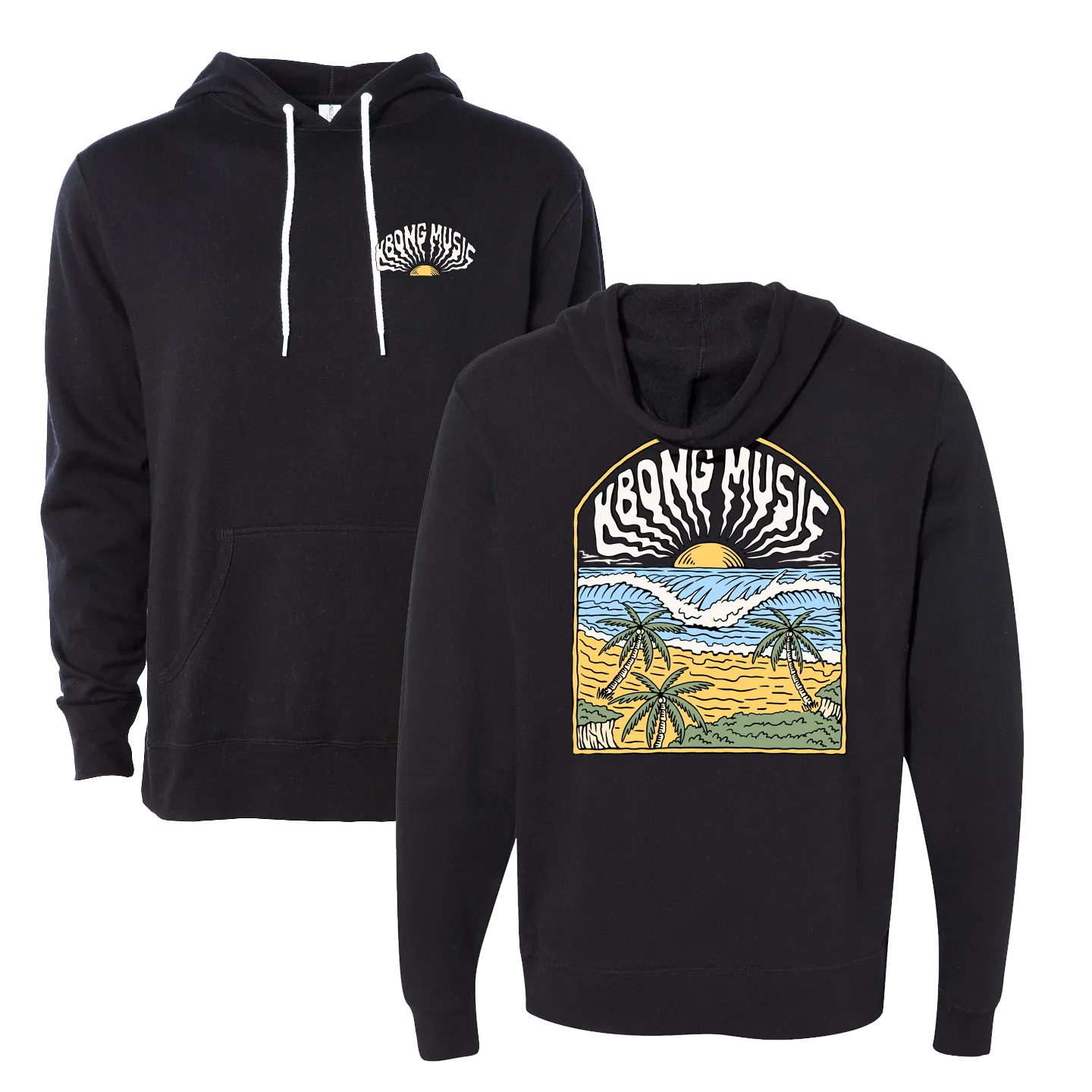 Tropic Pullover Hoodie (Black)