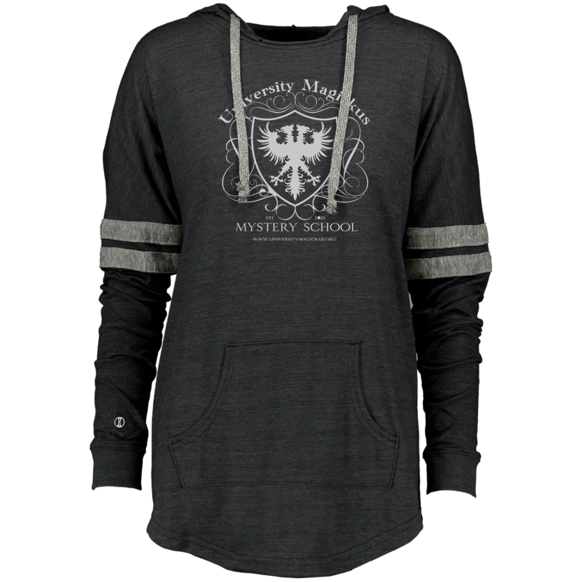 University Magickus Silver Emblem Women's Pullover Hoodie