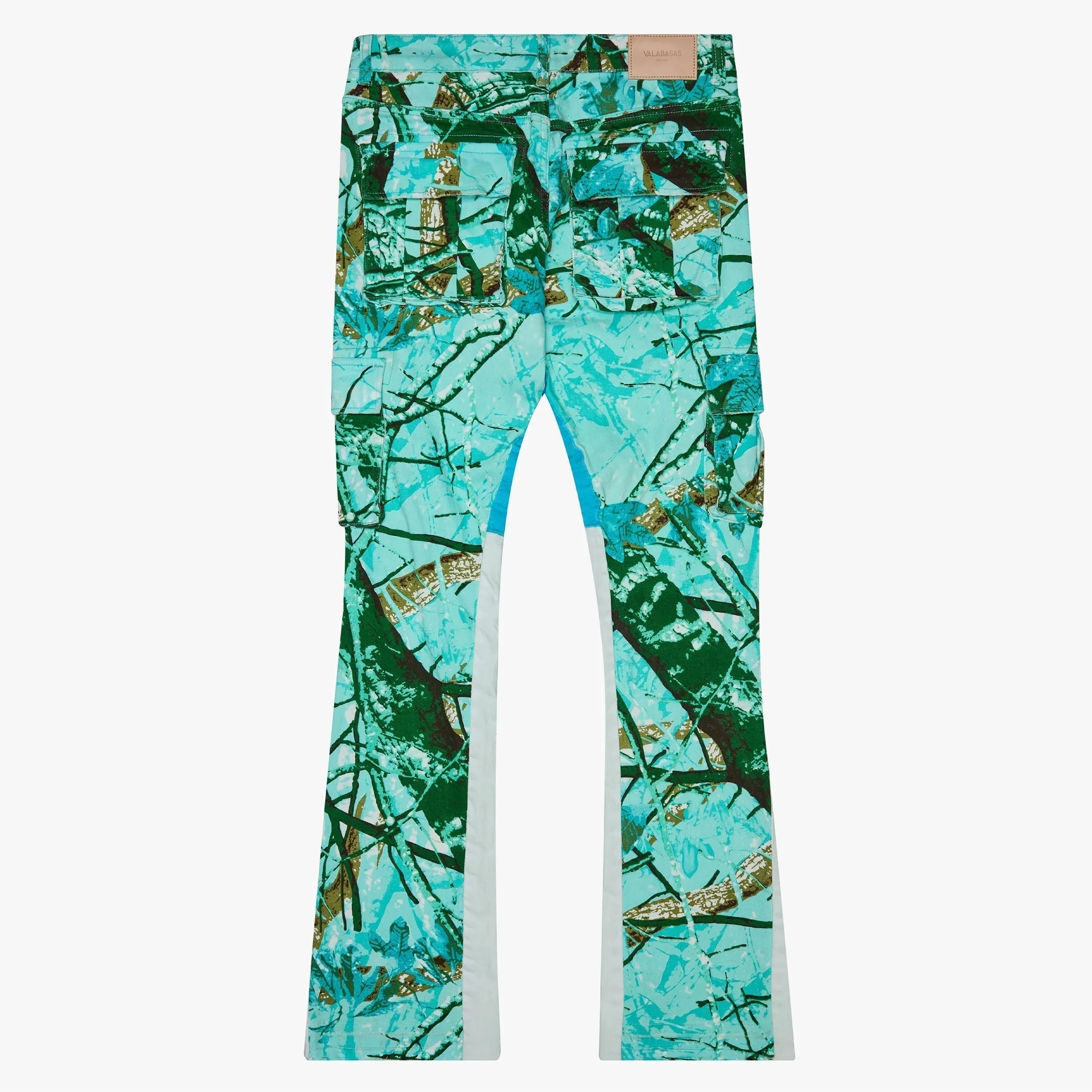 Valabasas "Commander" Camo Stacked Flare Jean