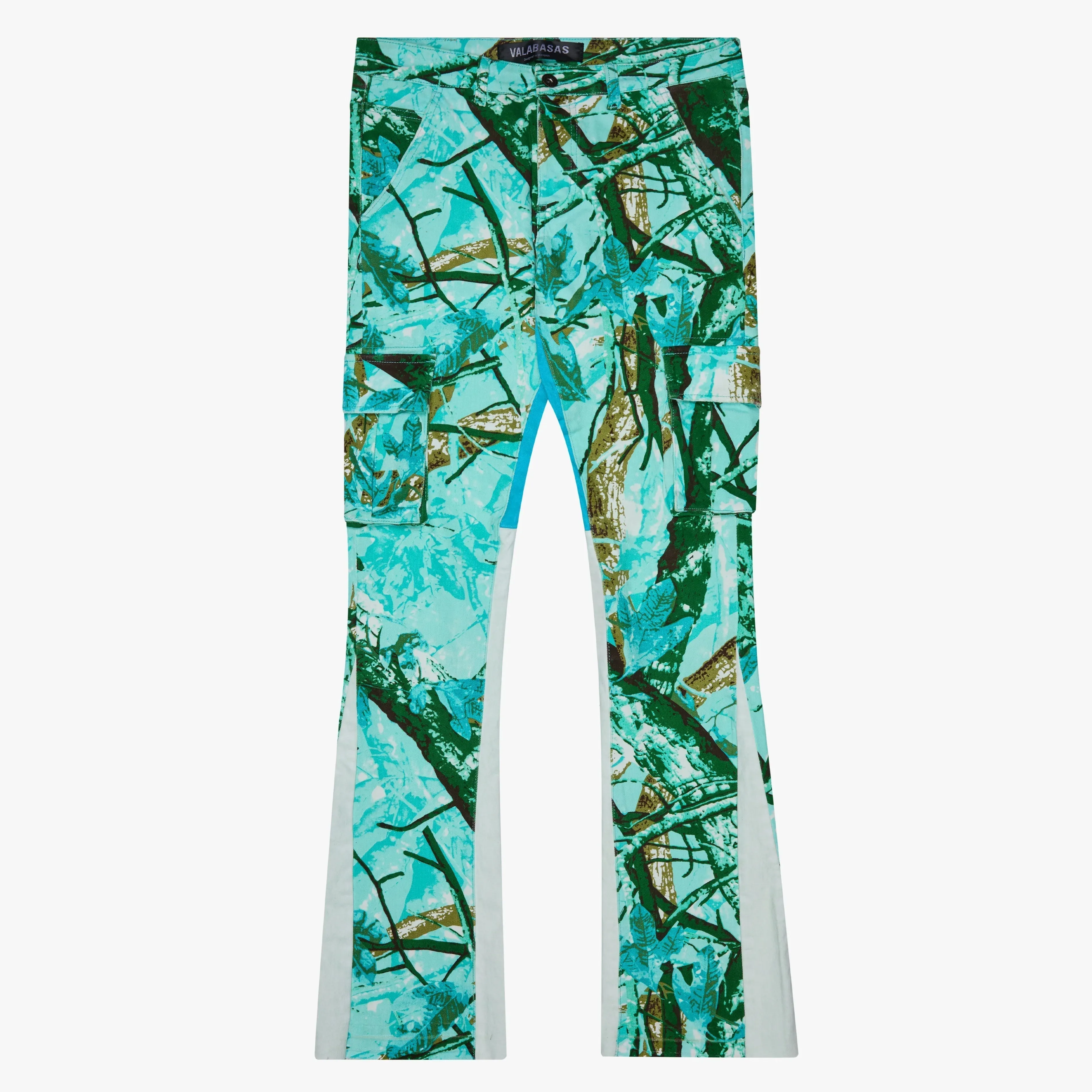 Valabasas "Commander" Camo Stacked Flare Jean