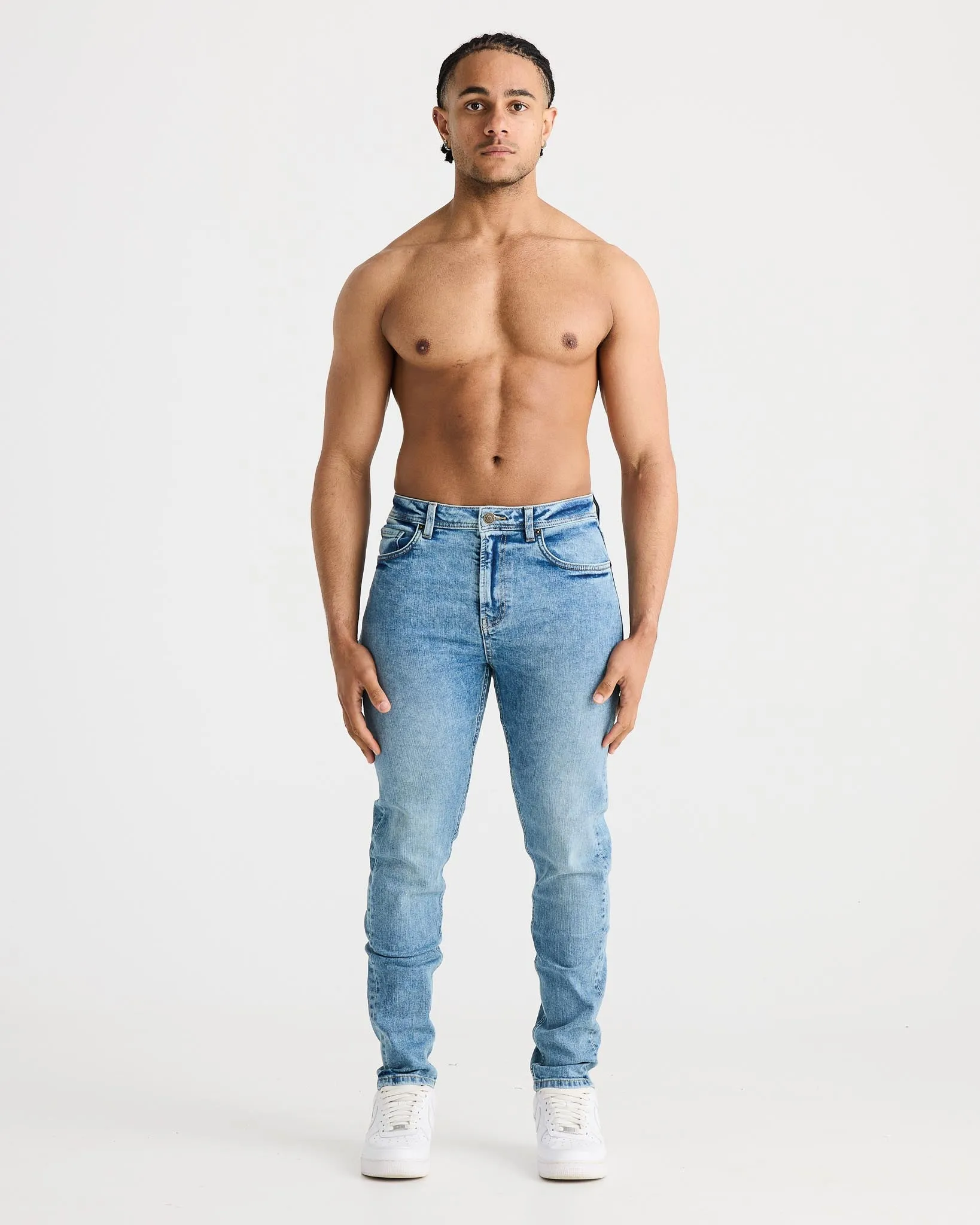 Vintage Blue Regular Fit Jeans