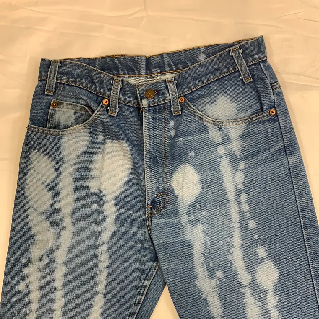 Vintage Levi’s Custom Bleached Denim Jeans - 32in