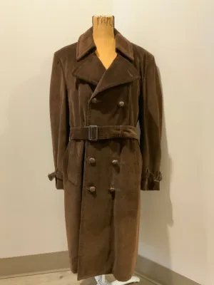 Vintage London Fog Brown Corduroy Trench Coat, SOLD