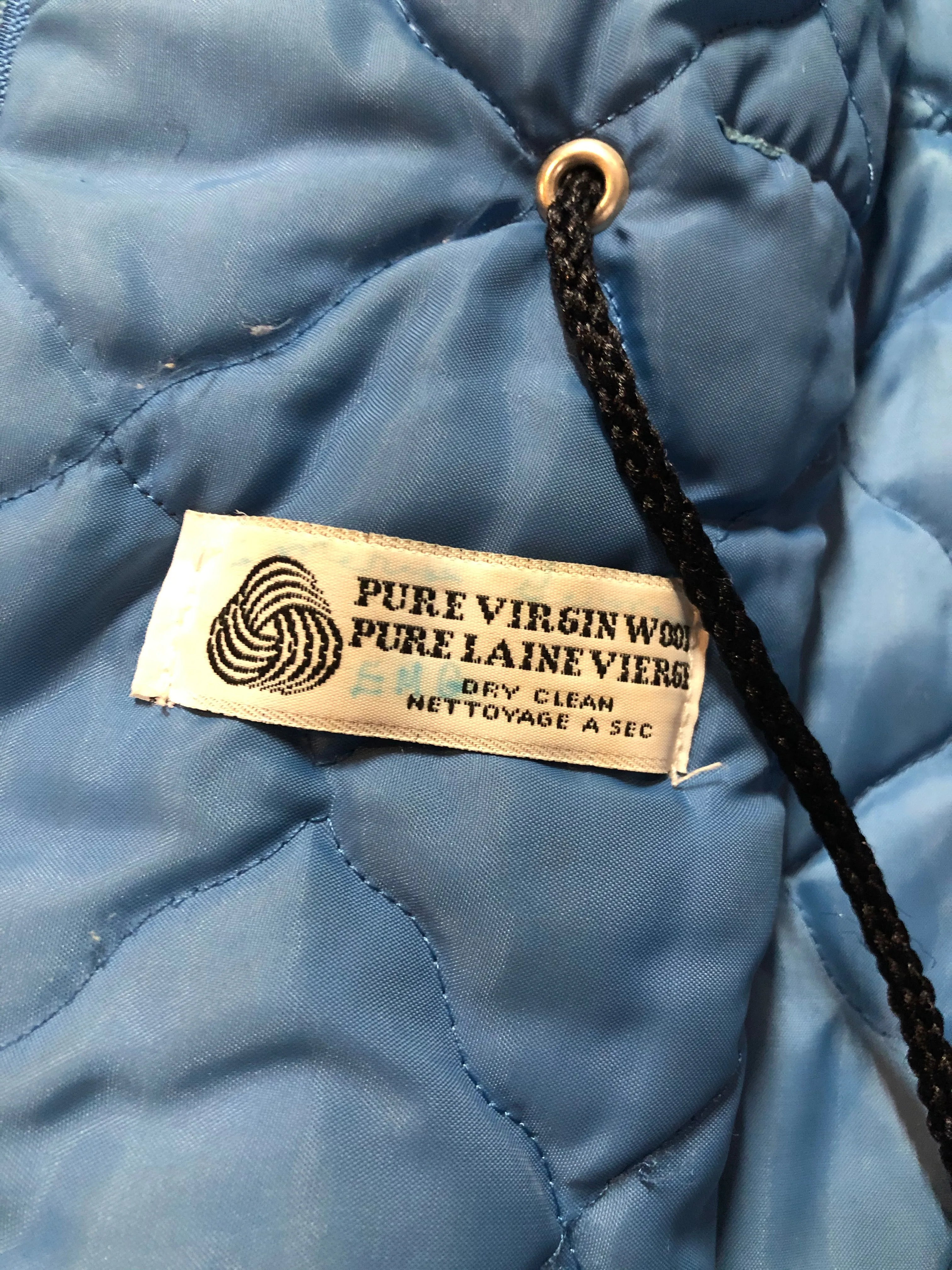 Vintage Northern Sun Light Blue Northern Parka with duck Motif, Made in Canada, SOLD