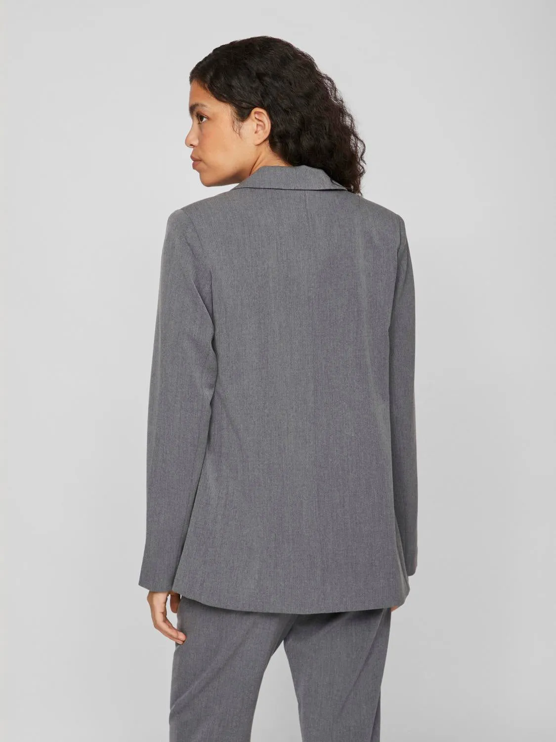 VIVARONE Blazer - Medium Grey Melange