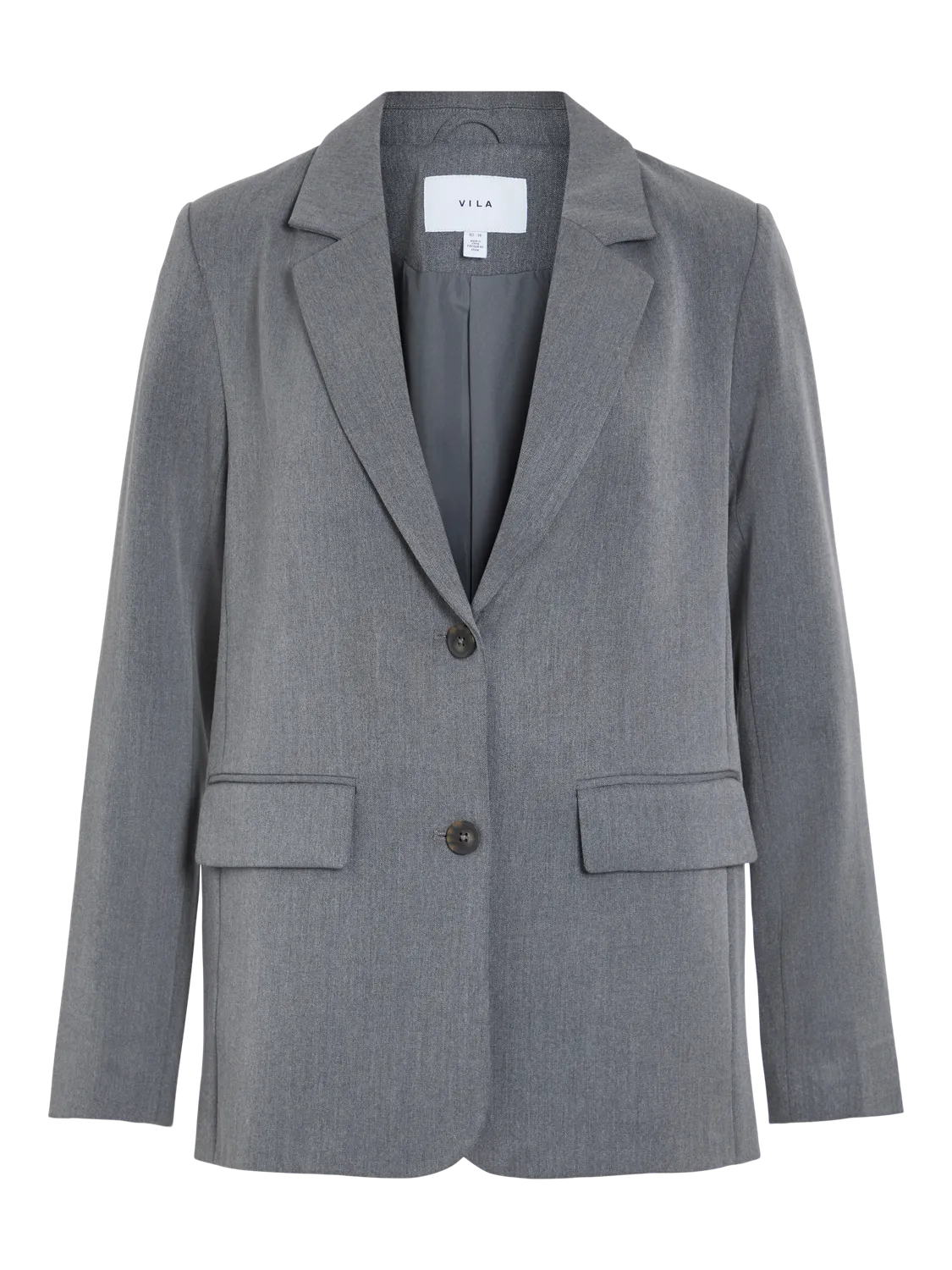 VIVARONE Blazer - Medium Grey Melange