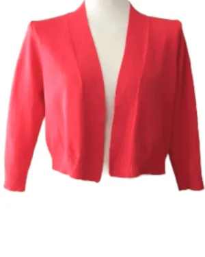 Warm Spring Coral Reef Open Cardigan