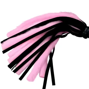 Whip - Faux Fur and Suede Leather 30 Fall 18" Mini Flogger (2 colors)