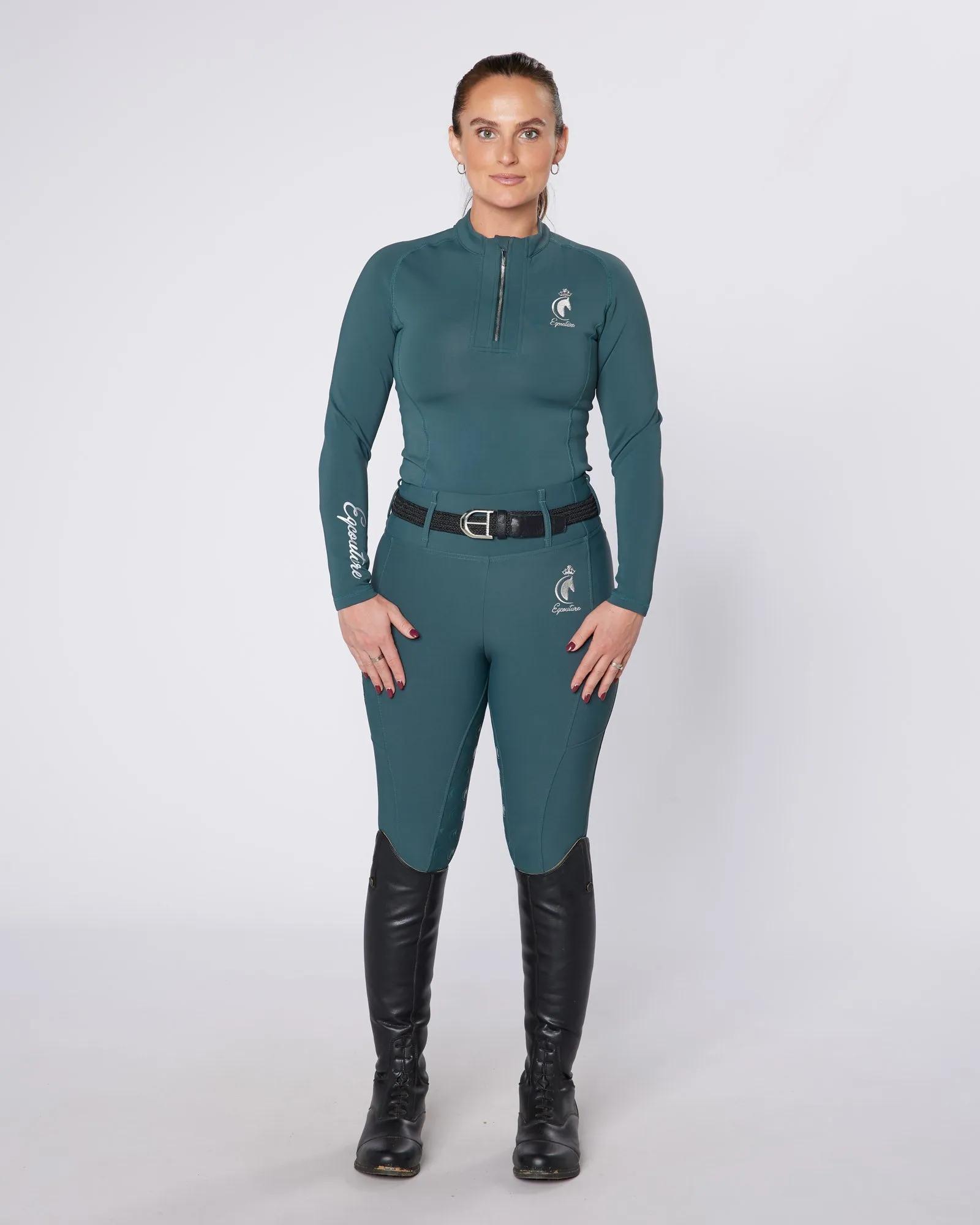 WINTER Equestrian Technical Base Layer - EMERALD