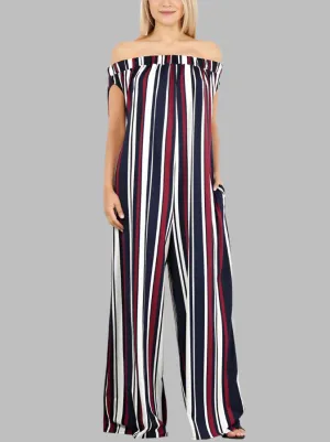 WOMEN "Trendy Casual Striped Jumpsuit"