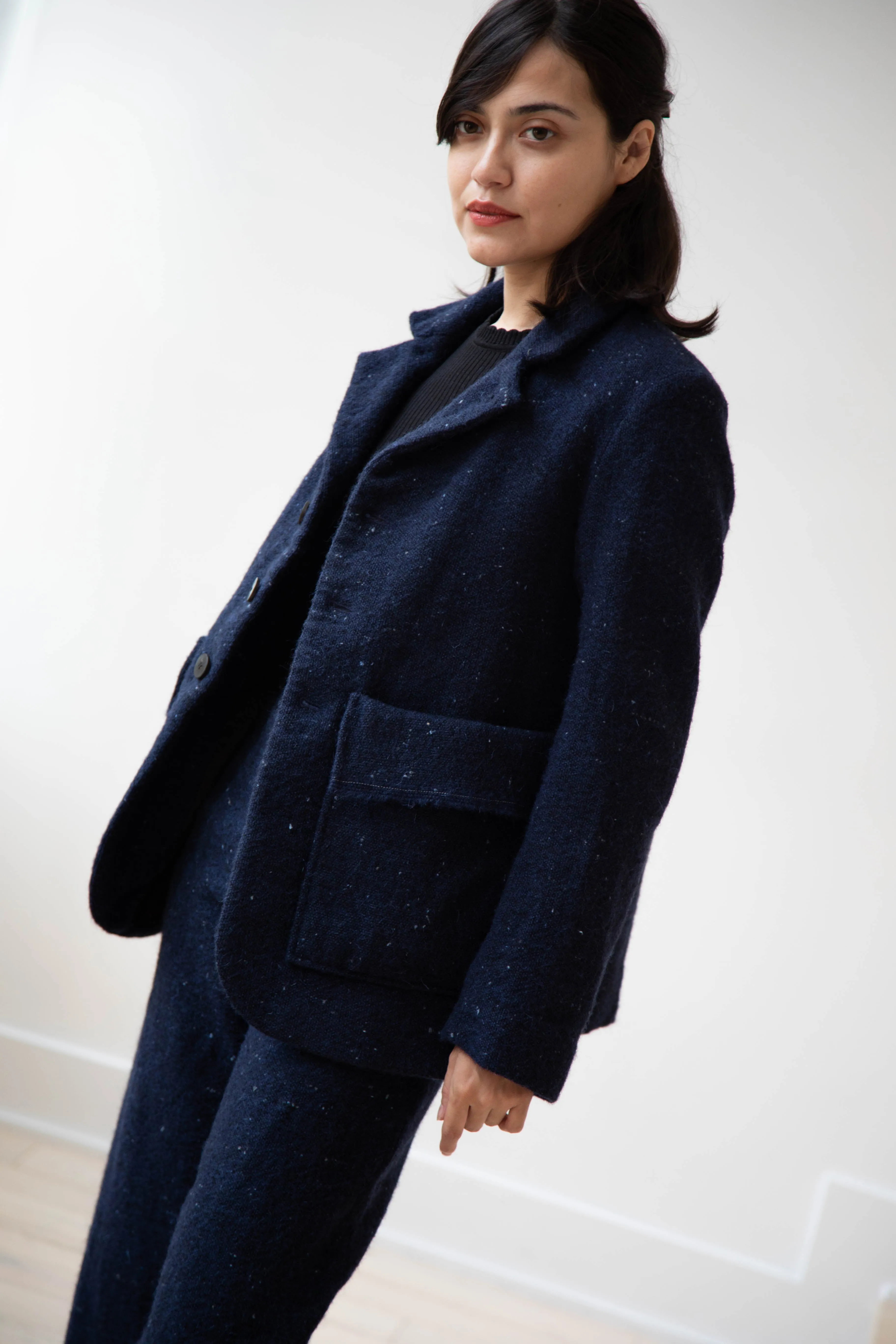 Wright & Doyle | Lucien Jacket in Encre Blue