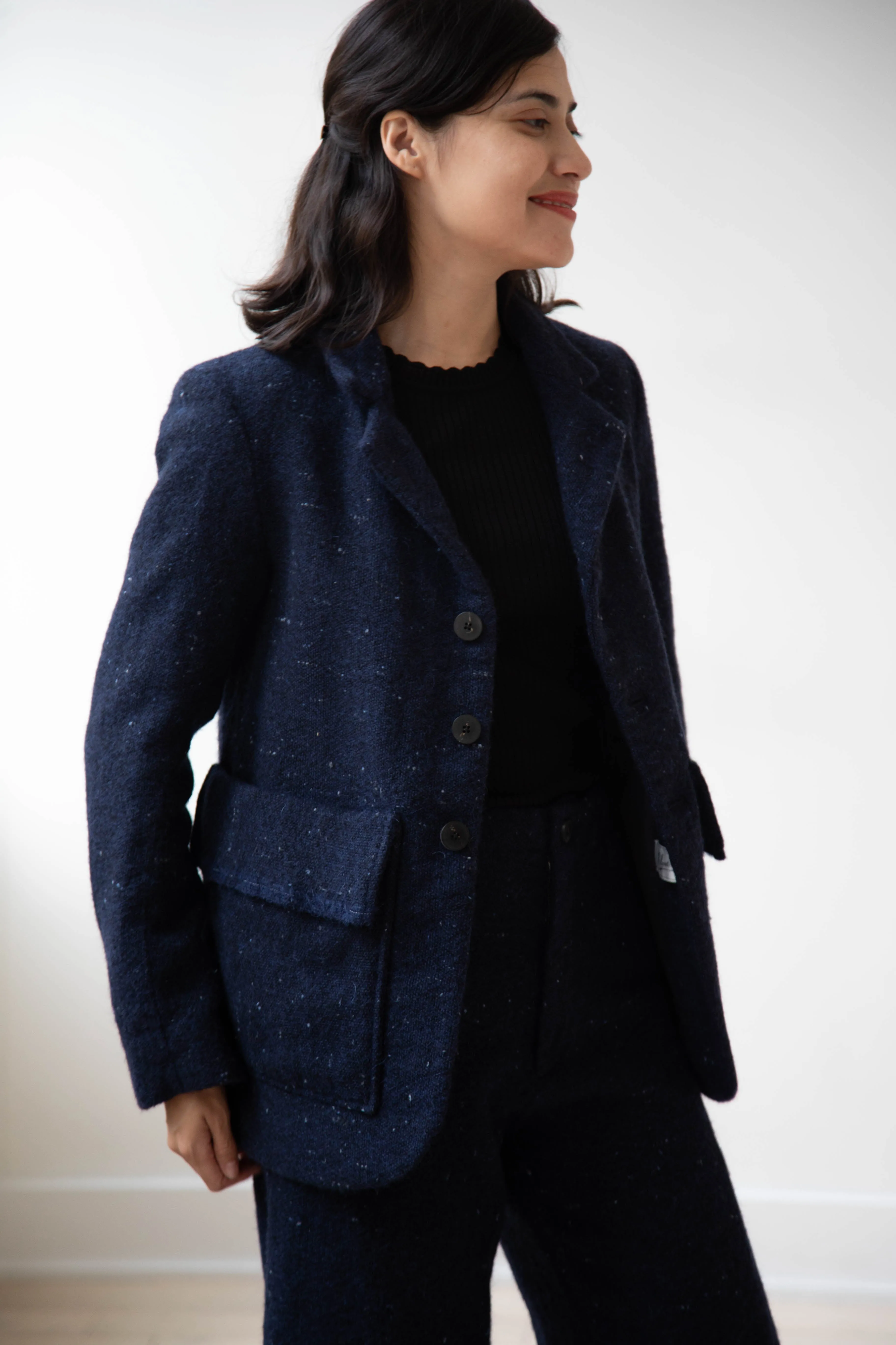 Wright & Doyle | Lucien Jacket in Encre Blue