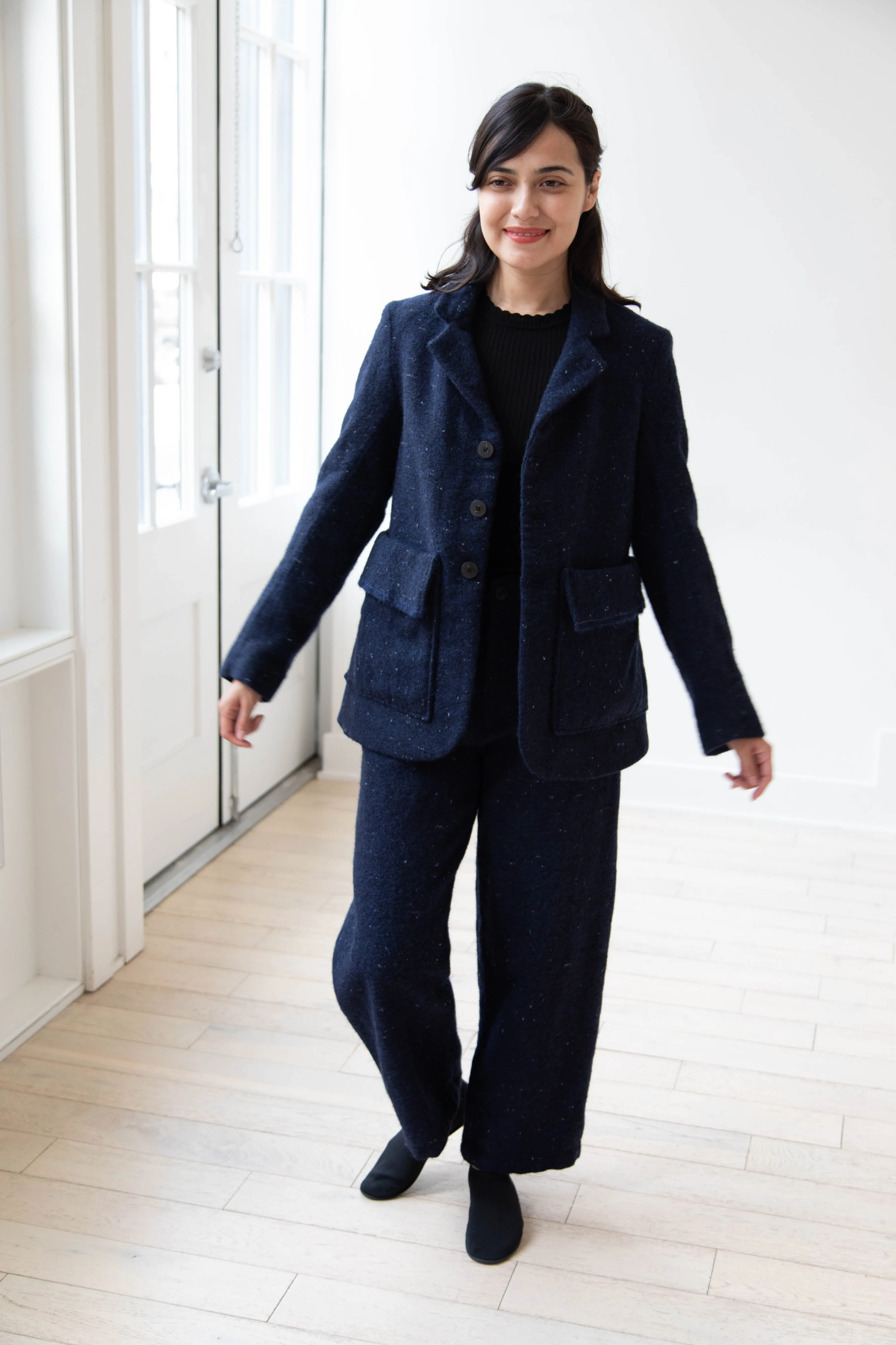 Wright & Doyle | Lucien Jacket in Encre Blue